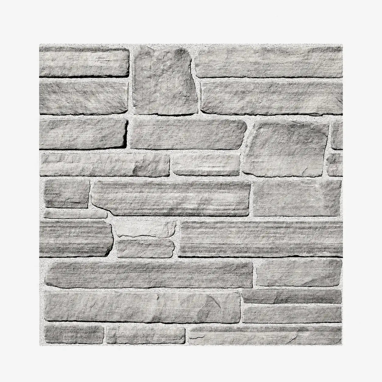 Panneau mural adhésif effet pierre 3D Ardesia gris
